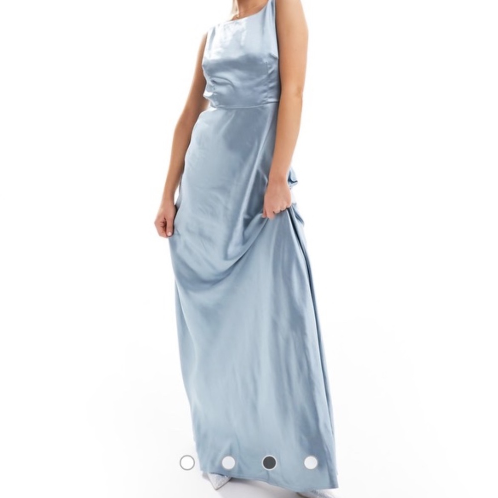 Never worn gorgeous cowl neck brides maid dress or party dress